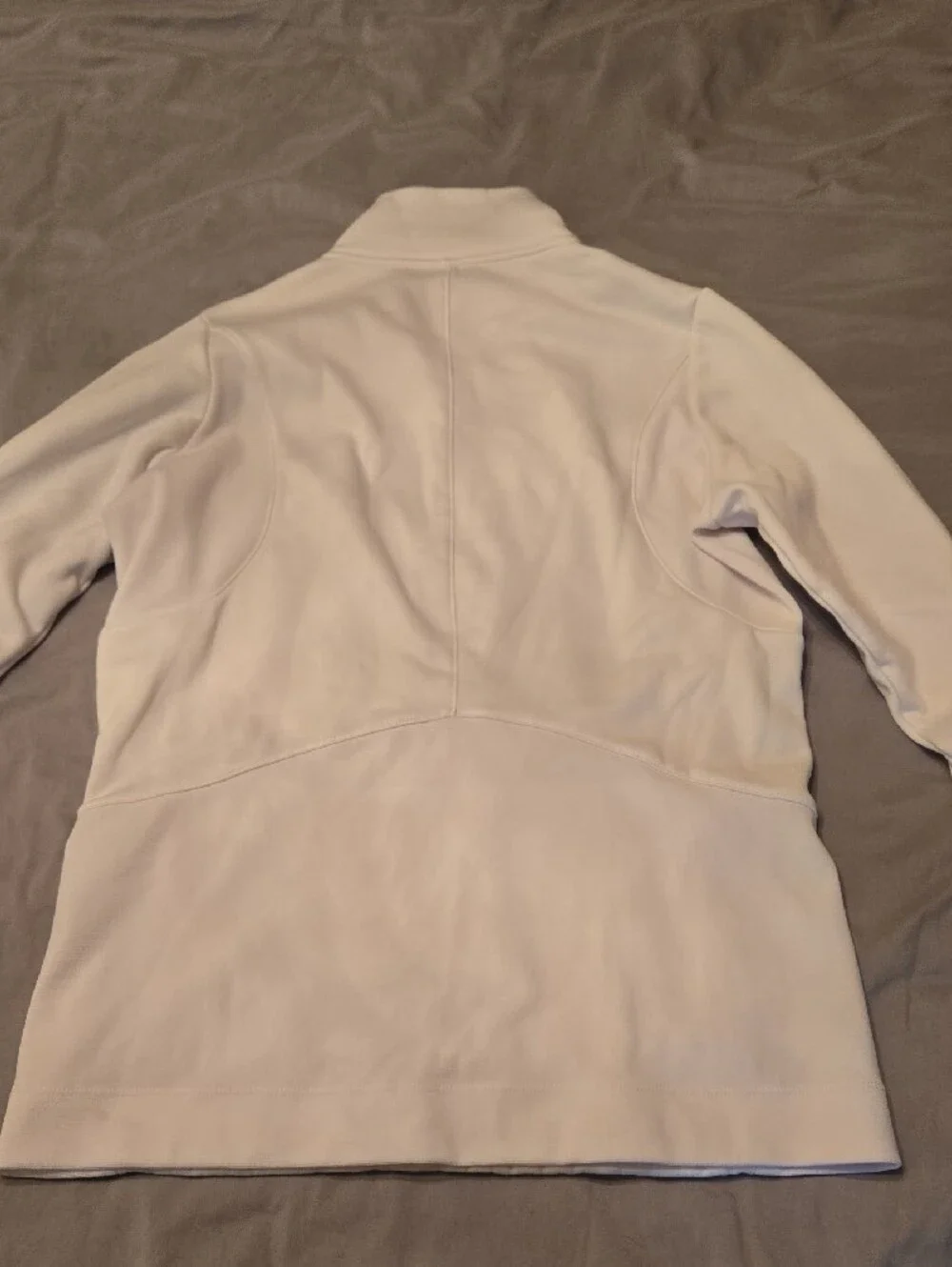 Nike Golf White Half-Zip Athletic Pullover